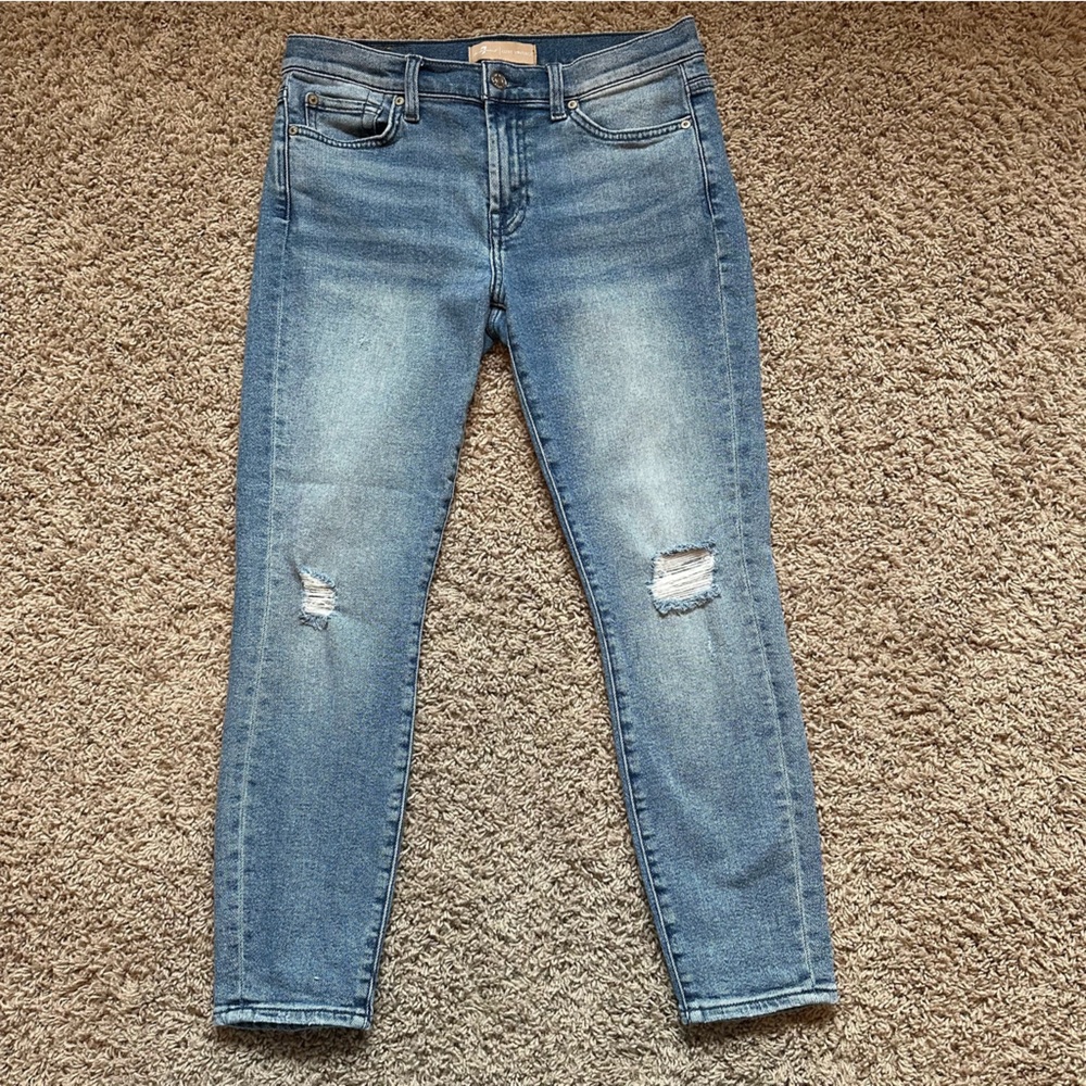 7 For All Mankind lux vintage the ankle skinny jeans